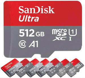 Thẻ Nhớ Micro SD Sandisk 8GB / 16GB / 32GB / 64GB / 128GB / 256GB / 512GB / 1TB