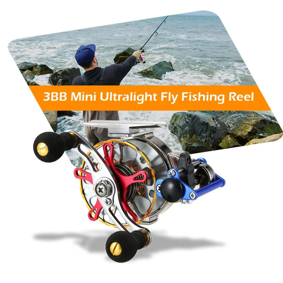 Mini Ultralight Fly Reel Right Handed Fly Fishing Reel CNC