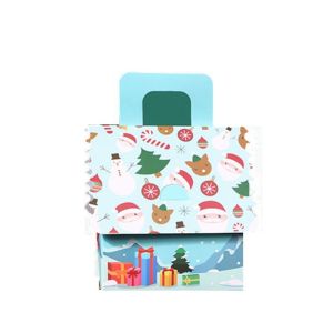 Box Natal Hampers Kotak Hampers Natal Christmas Hampers Box Kotak Souvenir Gift Motif Christmas