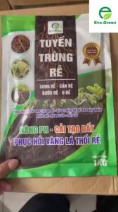 Tuyến trùng rễ 1kg phục hồi vàng lá thối rễ ngừa nấm rễ (sầu riêng chuối tiêu cam bưởi hoa hồng mai vàng rau màu