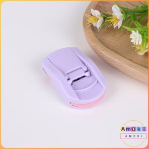 Amoki【Ready in Stock】 Cute Pocket Eyelash Curler Mini Portable Lashes Curler Makeup Tool 1Pc