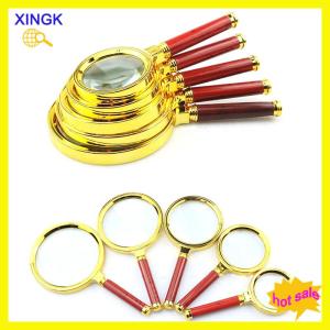 XINGK Portable Magnifying Glass 10X Handheld 60 70 80 90 100mm Portable Magnifier