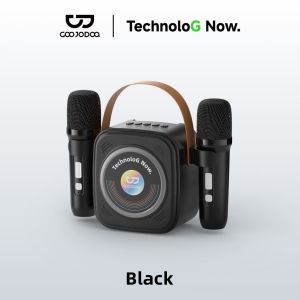 Loa bluetooth mini karaoke GOOJODOQ 2 Micro Không DâyĐèn RGB 9 Hiệu ỨngPin 6HBiến Giọng 5 Kiểu- Quà Tặng Gia Đình