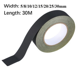 Black Acetate Cloth Adhesive Tape High Temperature Flame Retardant Insulation Tape For Electric Phone LCD Repair 30M