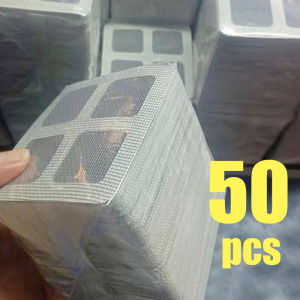 50/5Pcs Kitchen Sewer Insect Prevened Filter Mesh Pad Bathroom Anti-clogging Drain Filter Mesh Sticker Disposable Filter Screen Sticker Hair Fur Catcher Floor Drain Patch