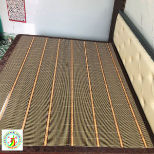 Chiếu Trúc Tăm Tre Kẻ Gấu Co Co - Chiếu Trúc Mùa Hè Cao Cấp