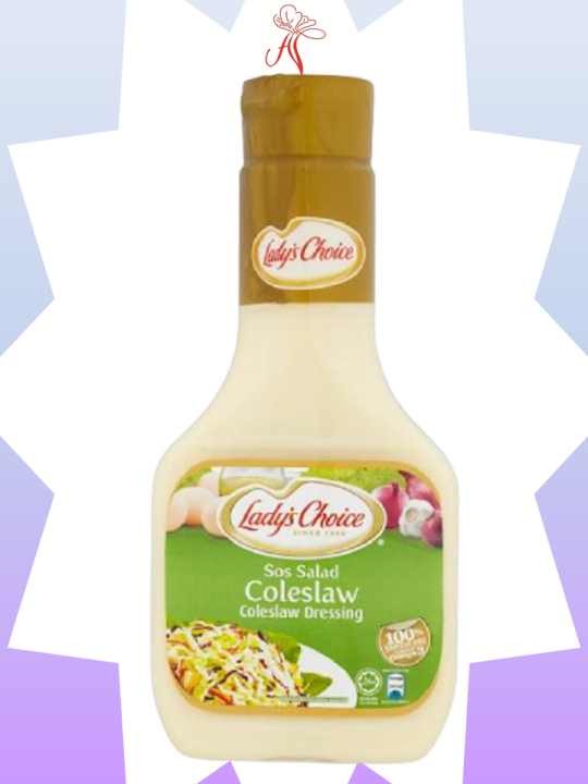 Ladys Choice Coleslaw Dressing 250ML Huat Tiong Chilled Plastic Bottle  Packaging Halal Certified Coleslaw Dressing Finest Ingredients Coleslaw  Dressing Tasty Dishes Partner Dressing - Lazada | Lazada