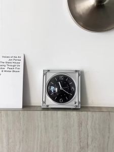 xpkQ Retro Table Clock Luxury Desk Watch Aesthetic Living Room Wall Clocks Interior Silent Decorative Wall Watches Home Decorations 9N5Q1
