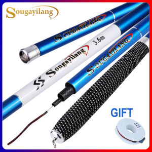 Sougayilang Cần Câu 2.7M-5.4M Cần Câu Cá Sợi Carbon Co Rút Cầm Tay Cần Câu Siêu Nhẹ Công Cụ Ngoài Trời.