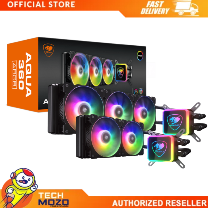 COUGAR AQUA 240/280360 AIO ARGB CPU-LIQUID COOLER FOR INTEL/AMD | Lazada PH