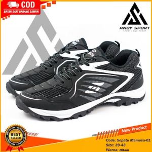 Sepatu Running Olahraga Pria Cowok Sport Dewasa Terbaru Empuk Murah Mamoza 01