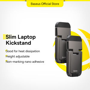 Baseus Laptop Stand Adjustable Desktop Kickstand Mini Multi-Purpose Cooling Stand Feet For mac windows
