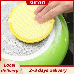 [COD] SHPYHT Local delivery Ship within 24 hours 5Pcs Double Side Dishwashing Sponge Dish Washing Brush Pan Pot Dish Wash Sponges Household Cleaning Kitchen Tools