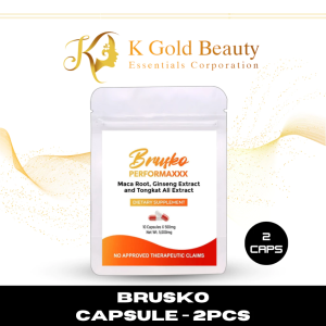 Brusko Performax Capsule 2s/5s/10s – Tongkat Ali Maca – Energy Stamina Confidence Booster for Men