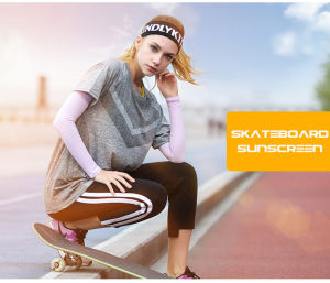 ILOVEDIY Ice Sleeves Ice Silk Sunscreen Sleeves Summer Sports UV Protection Running Cycling Driving Sunscreen Arm Sleeves