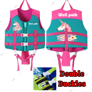 🇲🇾FELLO (1-12 Years) Buoyancy Kid Children Life Vest Swimming Safety Float Life Jacket For Water Sports Surfing