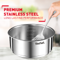 Tefal Ingenio Emotion Saucepan 20cm (Stackable Non-stick Cookware, Titanium Non-stick coating 2x, Thermo-signal). 