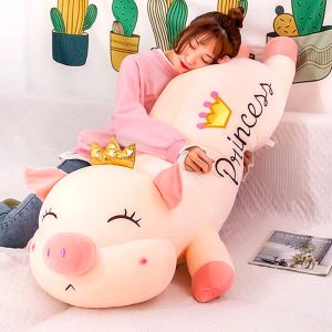 GẤU BÔNG MINISO HEO HỒNG VƯƠNG MIỆN HEO PRINCESS SIZE LỚN DỄ THƯƠNG CAO CẤP CHO BÉ