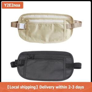 【Local shipping】 1PC Invisible Travel Waist Packs Waist Pouch for Passport Money Belt Bag Hidden Security Wallet Casual Bag For Men Women