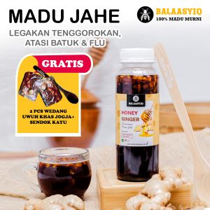 Madu Jahe Murni Balaasyiq 330g - Legakan tenggorokan anda