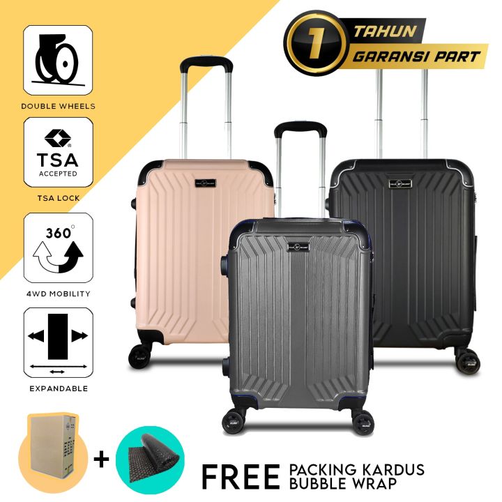 Polo Milano x Hinomoto Koper Hardcase ABS 20 Inch Cabin Size