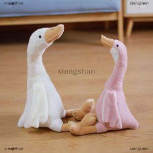 [COD] xiangshun Long Neck Goose Stuffed Plush Doll Cute Soft Stuffed Dolls Plushie Animals Toys for Kids Baby Children Birthday Gifts