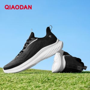 Qiaodan Men Sneakers Breathable Mesh Lightweight Shock Absorbent Soft Sole Casual QXB023252212