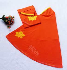 Jilbab Anak Sekolah SD Vania Muthi Lebah Usia 4 -13 Tahun Bahan Kaos PE Adem Kerudung Motif