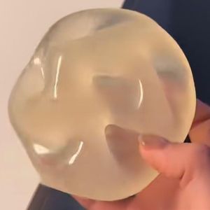 INEXTIN Crystal Clear Fidget Squeeze Toy Soft Material Slow Resilience Anti Stress Sensory Fidgets Simulate Sensory Soft Simulated Maltose for ADHD Autism Relax
