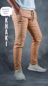Khaki Brown Trouser Pants for Men