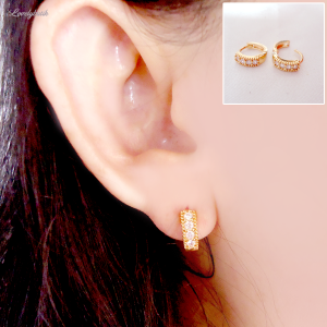 Anting Klip Jepit Anti Karat Model Permata Korea Terbaru Tes4 - Lovelybutik