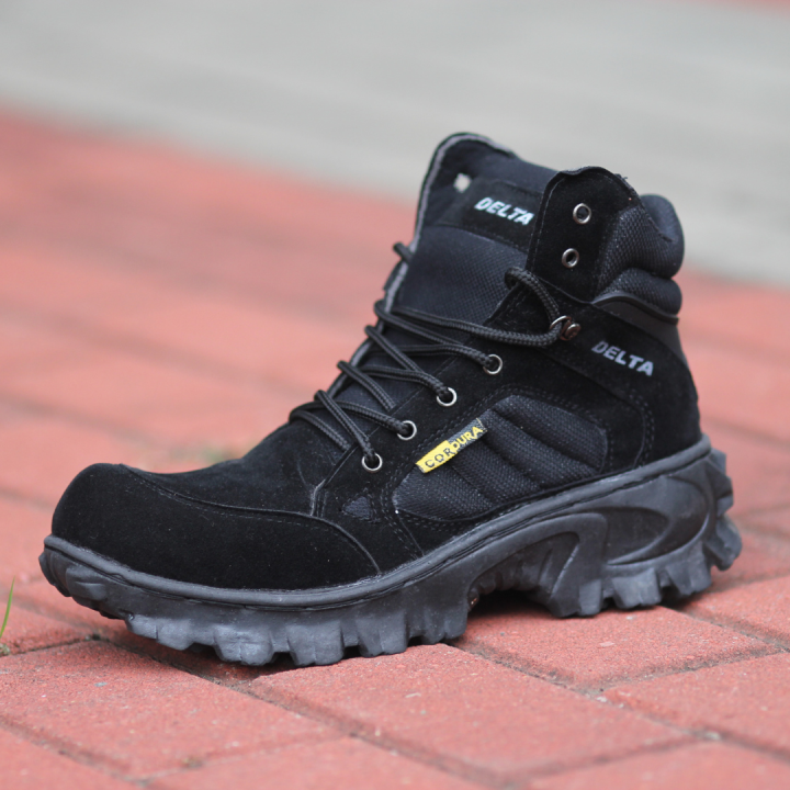 SEPATU DELTA PENDEK HITAM SEPATU DELTA SAFETY SEPATU DELTA