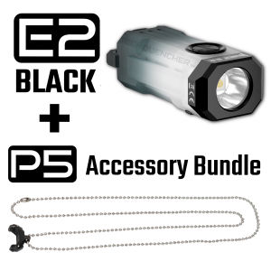 Wuben E2 Keychain Flashlight - 10.7grams - Magnetic - Glow in the Dark - USB-C - IP66 - 150 Lumens - Micro EDC