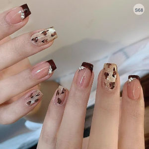 【JCFU】 3 Size Cat Eye Sparkle Nail Art Wearable Fake Nails【N004】
