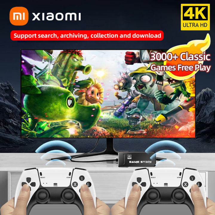 Game 2.4g Double Wireless Controller Game Stick 4k Hd Classic 64gb