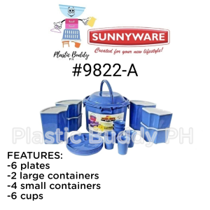 Sunnyware Picnic Mate 20pcs / Picnicmate / Food Organizer / Food Storage / Picnic Basket / Food Container / Food Dispenser / Outdoor / Camping / sold by Partybuddyph