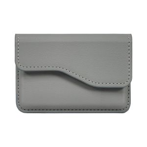 SOTOP Cash Wallet Phone Back ic Card Bag Side-opening PU Leather Flip Card Case Simple Multifunction Card Holder