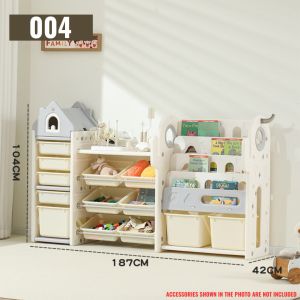 BYJ Cactus Storage Rack Bookshelf Space Saver Organizer