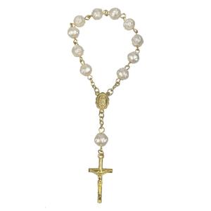 Mini Rosary Baptism Favor Acrylic Finger Rosaries Weddings Party Favor Baptism Rosary Finger Baptism Rosaries