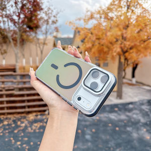 For Magsafe Case For iPhone 18 Pro Max 17 AIR 16 15 14 13 12 11 Wireless Charge Lens Laser Color Changing Protect Cover
