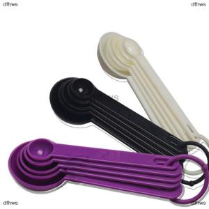 [COD] dfhws 5pcs Baking Cooking Tools Plastic Measuring Spoon Measuring Ladle with Scale