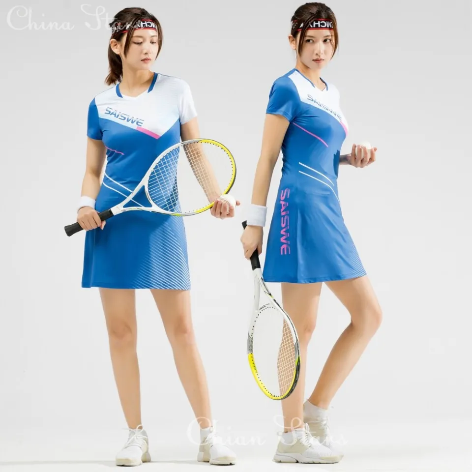 ✢☜♈ Women Tennis Dress Female Badminton Dress Women's Sport
