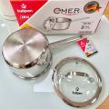 Quánh inox 3 lớp liền khối Kalpen Emer EM16 size 16cm, bảo hành 30 năm chuẩn Đức. 