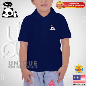 Unique Tee Kids Polo T shirt The Ultimate Blend of Style and Comfort for Active Kids Sleepy Panda