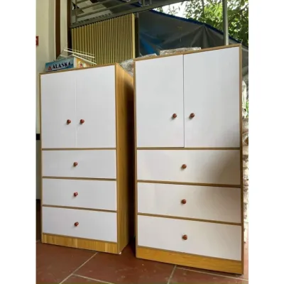 Tủ treo quần áo trẻ em đa tầng Chất Liệu Gỗ MDF Phủ Melamin Chống Thấm Hiệu Qủa Giúp Quần Áo Gọn Gàng Ngăn Nắp