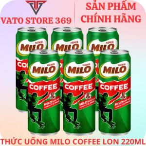 Thức uống MILO COFFEE đậm đà thêm vị cà phê lon 220ml