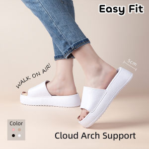 Easyfit Slides for Women 5cm Cloud Slippers Secret Height EVA Sandals Office to Dinner Anti-slip