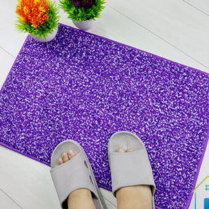พรมเช็ดเท้า ลายจุด พรมเช็ดเท้า ขนาด 40cm×60cm พรมดักฝุ่น คุณภาพดี  ซับน้ำดี แห้งไว ไม่อับชื้น XD-A13