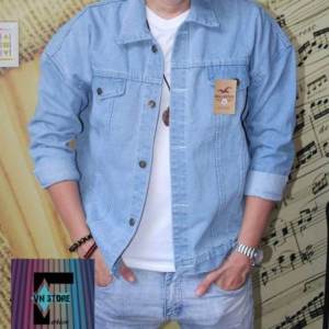 [ DRAGON.UN ] áo khoác áo khoác jean Nam thòi trang-chống nắng