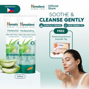 BUY 1 TAKE 1 - Himalaya Face Wash Moisturizing Aloe Vera 100ml Refresh Skin|Solution Dry & Dull Skin